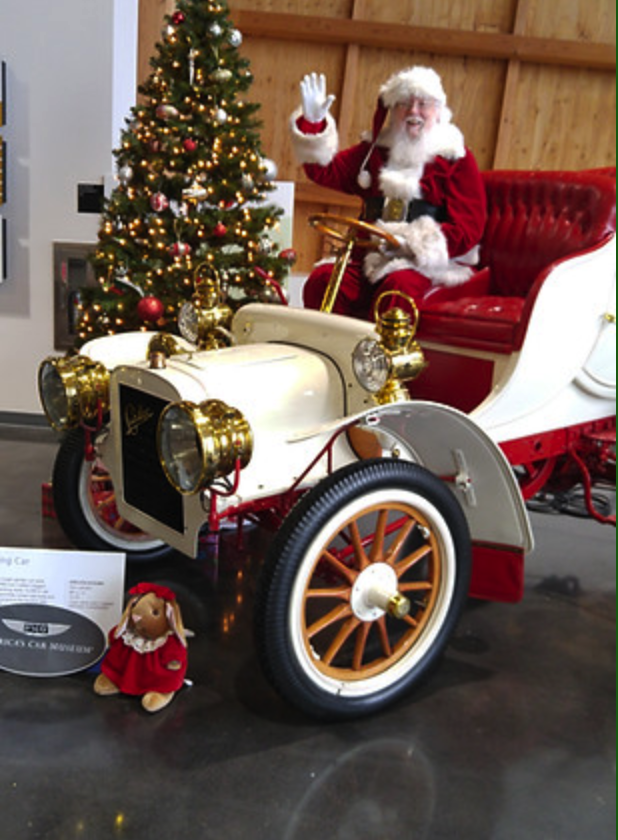 Santa Bob Partlow brings Christmas Cheer to a local Washington event